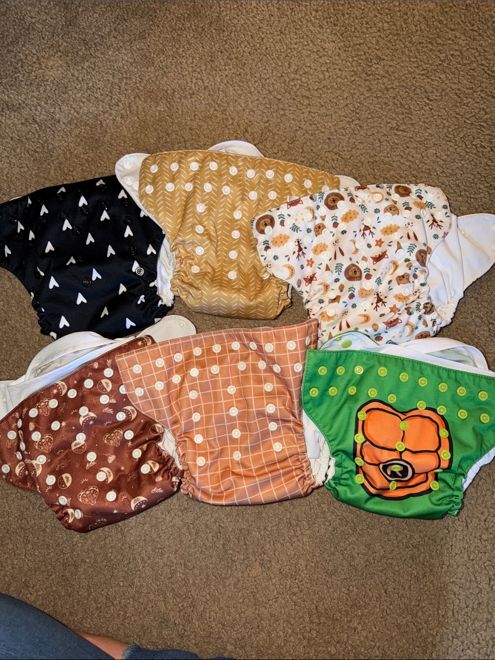 6 cloth diaper bundle